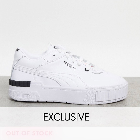 NWT 🔥 Puma Cali Sport Repeat Cat White and Black EXCLUSIVE Sneakers - Picture 4 of 7